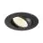 SLV New Tria 68 Spot Aluminium Noir Rond 8.3W 750lm 60D - 930 Blanc Chaud | Diamètre 68mm -  Meilleur Rendu Des Couleurs - Dimmable 