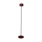Eglo Lampadaires Salon Roccanova-L Solar Acier Orange 2W 270lm - 830 Blanc Chaud | IP44 - Dimmable tactile - USB-C
